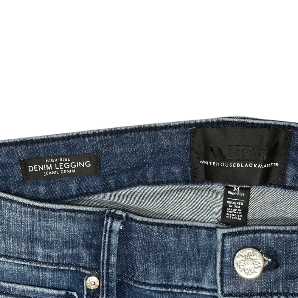 WHBM High Rise Denim Jegging Jeans Medium
